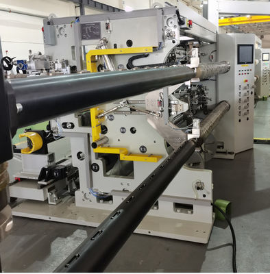 Цветный сенсорный экран Белый резной ревиндер Машины субстрат PET+Cu OPP+Cu PET+Al